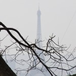 Tour Eiffel - widok ze wzgórza Montmartre