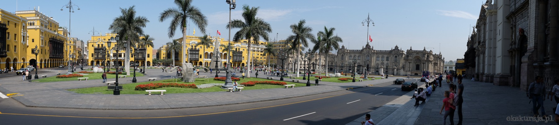 Plaza de Armas - panoramicznie