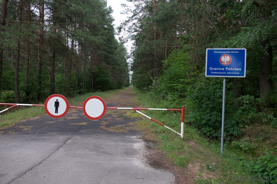 Droga prosto do granicy z Białorusią