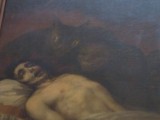F. Goya:  Sant Francesc de Borja i el moribund impenitent (fragment)