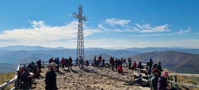 Na szczycie Tarnicy (1346 m) <span class="eja-timestamp">10.10.2021 11:25</span>