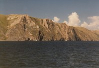 Brzeg Bajkału z wodolotu