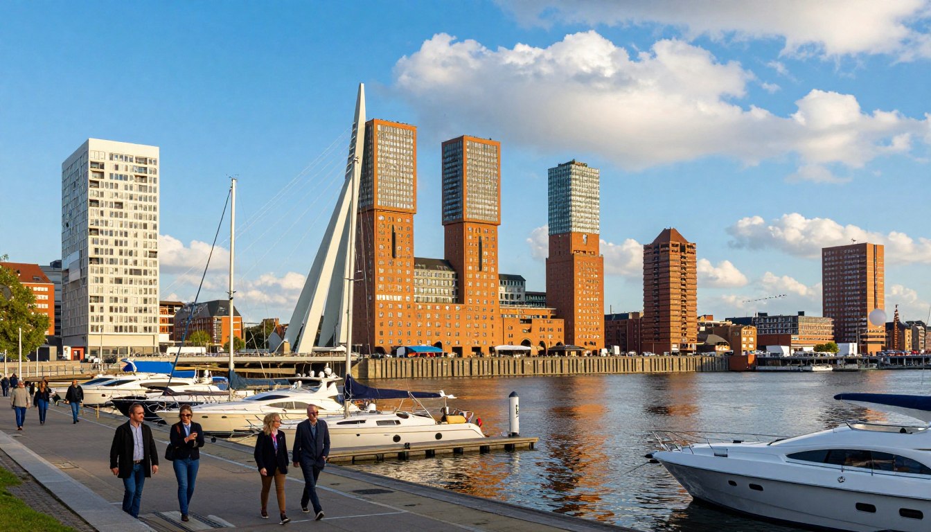 Gdzie leży Rotterdam