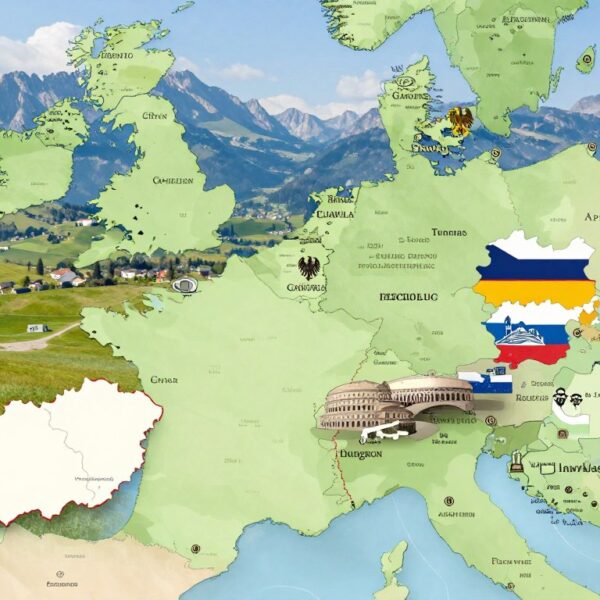 Z kim graniczy Austria – lista sąsiadów i położenie w Europie