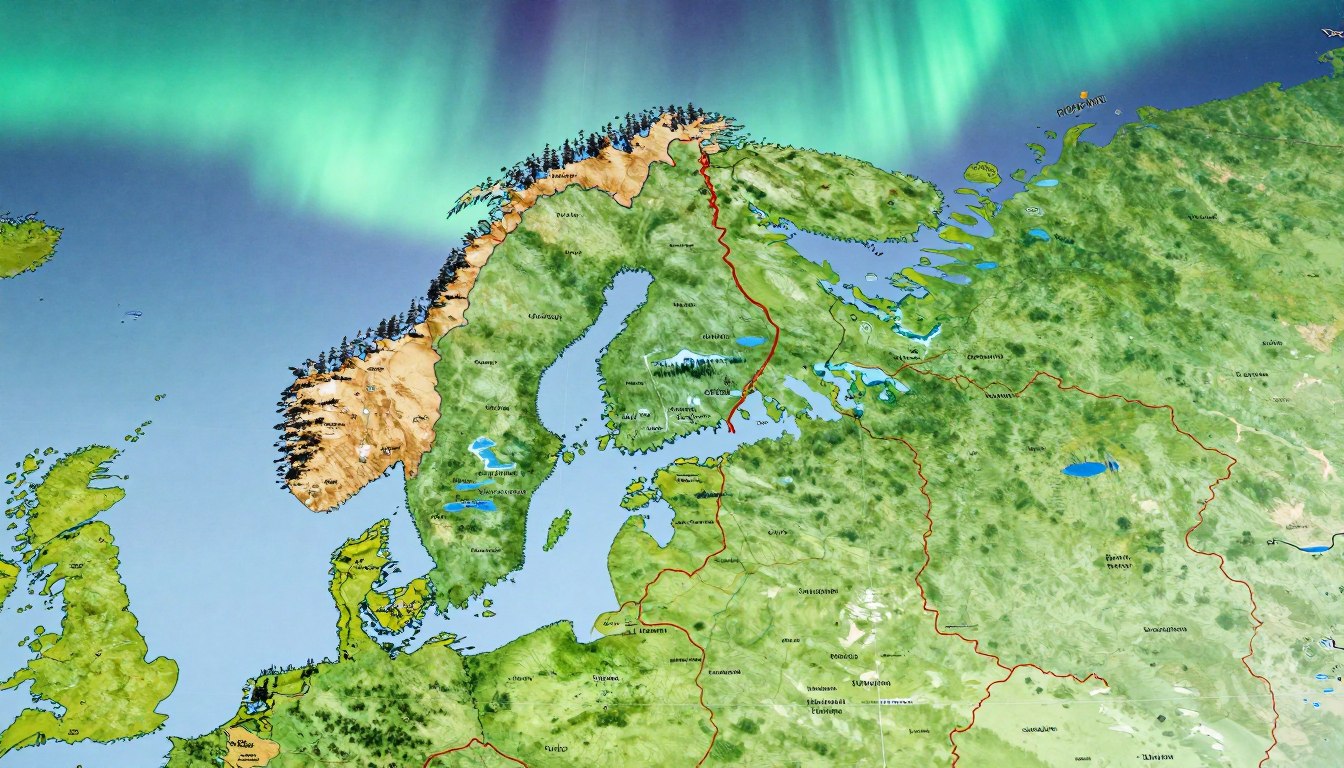 Z kim graniczy Finlandia