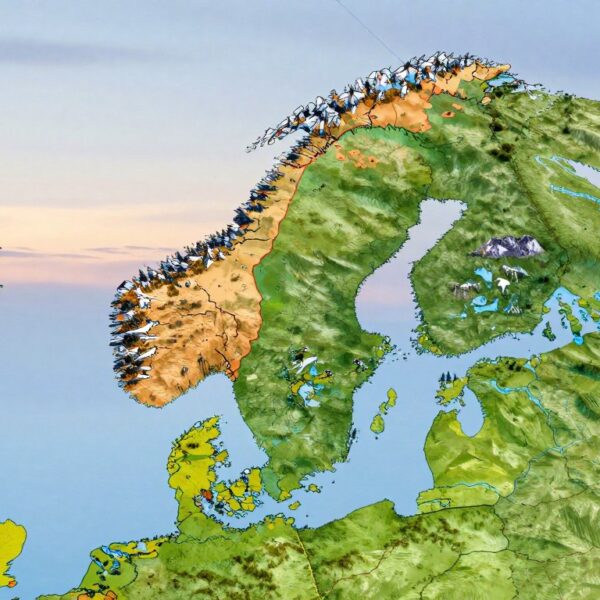 Z kim graniczy Norwegia – granice na Półwyspie Skandynawskim