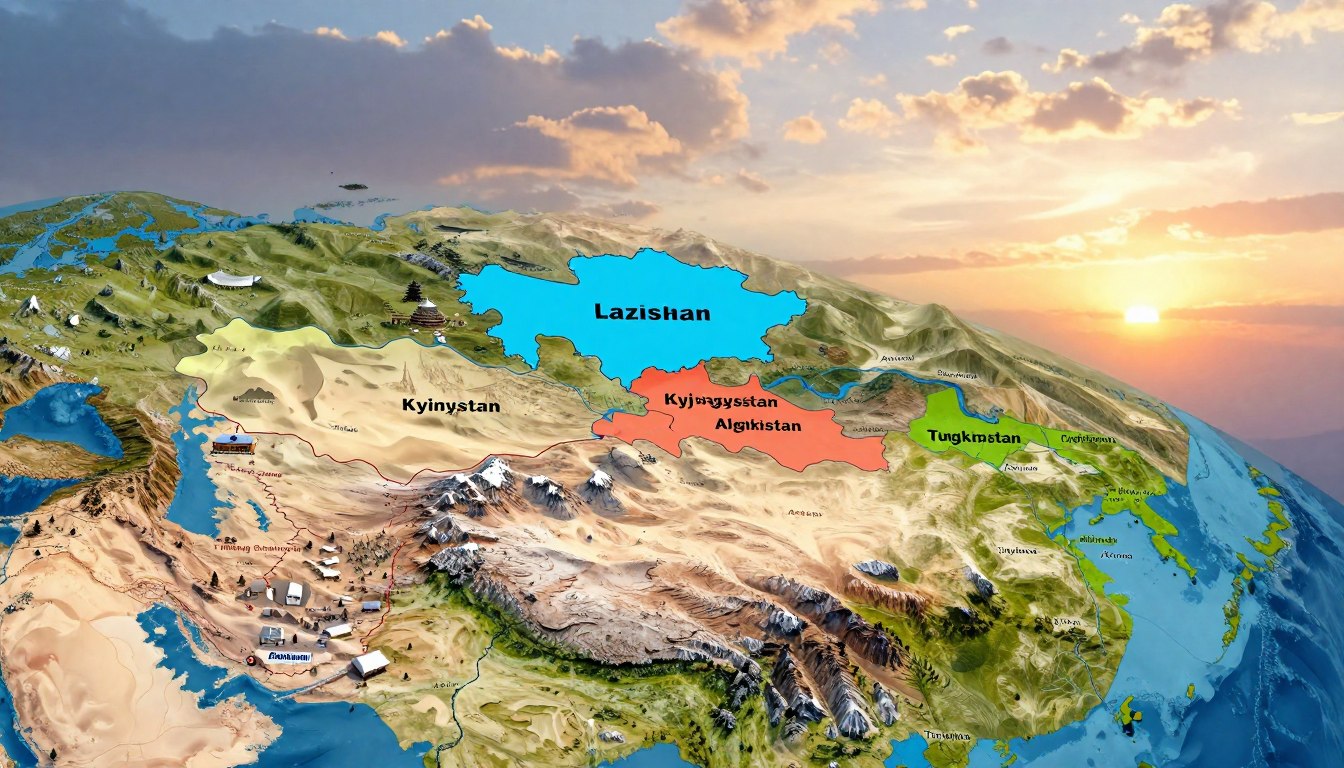Z kim graniczy Uzbekistan